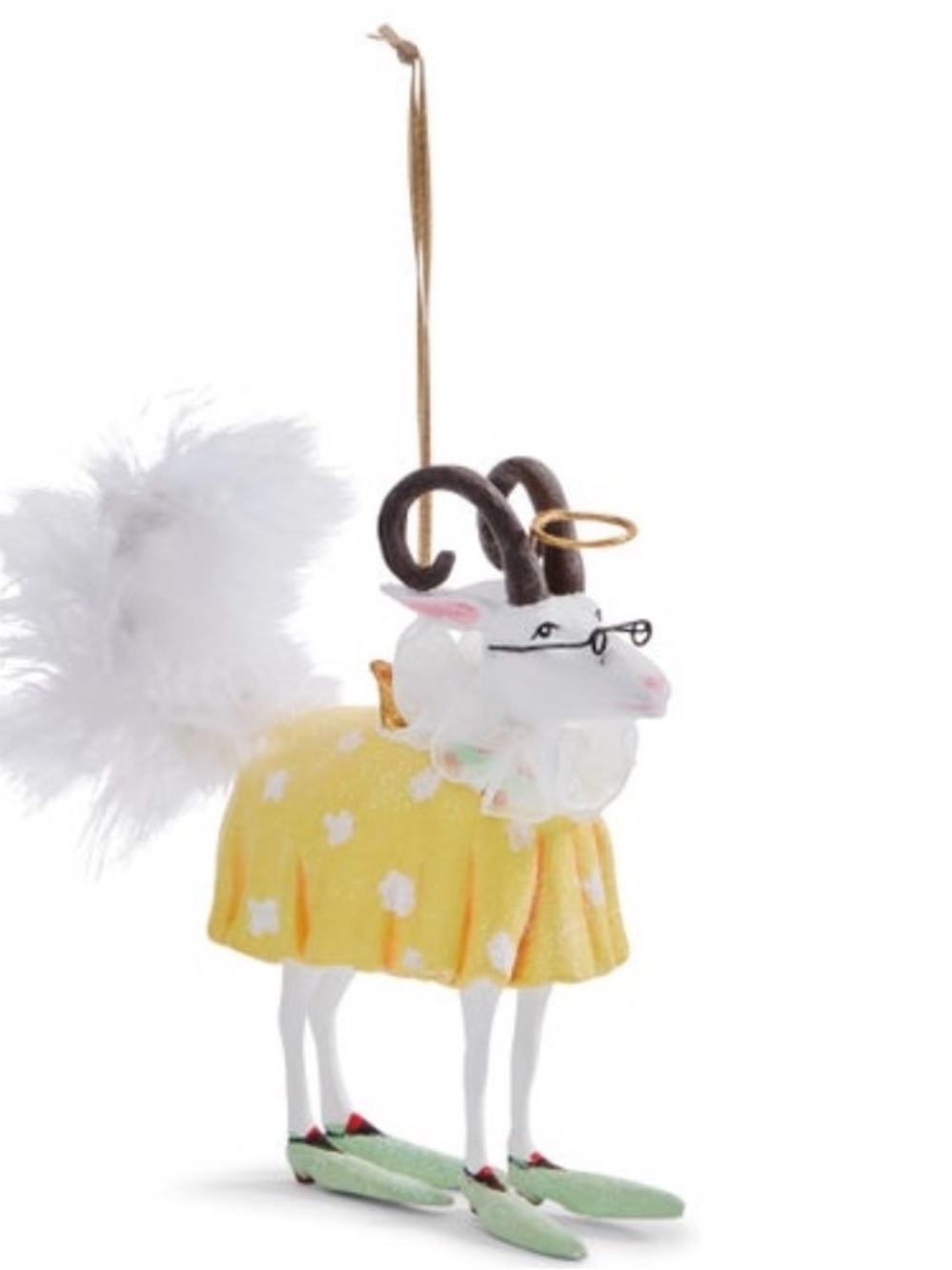 NWT Patience Brewster Nativity Nanny Goat Ornament